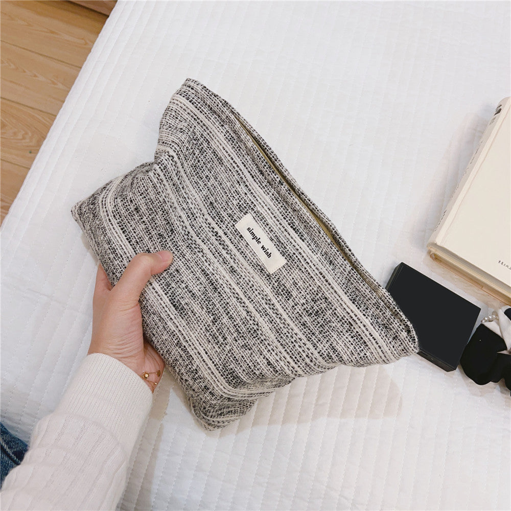 551 Women Canvas Casual Clutch Bag Zipper Cosmetics Toiletries Storage Bag 551 Women Canvas Casual Clutch Bag Zipper Cosmetics Toiletries Storage Bag